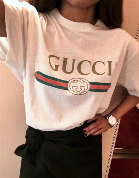 gucci women's t-shirt|Gucci femme t shirt.